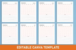 Editable 2024 Wellness Planner Canva Interior Product Image 3