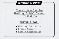 Hand Drawn Wedding Cake Doodles Bundle Product Image 3