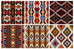 Boho Knitted Seamless Pattern and Digital Paper Design Product Image 3