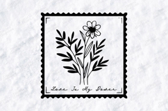 Love Is My Power Floral Stamp SVG Sublimation PNG Design Product Image 3