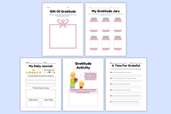 2026 - 2027 Gratitude Journal for Kids Canva Templates Product Image 3