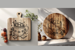Christmas Cutting Board Laser Engraving Product Image 3