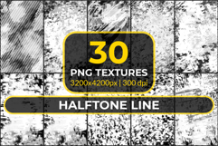 30 PNG Halftone Line Product Image 1