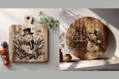 Snowman SVG | Winter Laser Engraving Design Product Image 3