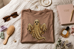 Leopard Print Ghost Clipart PNG Product Image 3