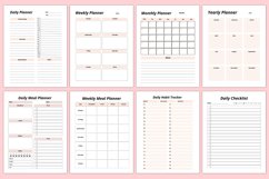 Editable Happy Life Planner Canva Interior Product Image 3