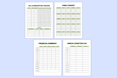 Money &amp; Budget Organizer Canva templates Product Image 3