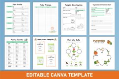 Editable Garden Planner For Kids Canva Product Image 3