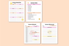 2024 Summer Planner For Kids For Canva Product Image 3