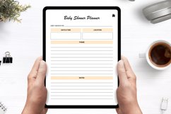 Editable Digital Baby Shower Planner Canva Template Product Image 3