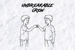 Minimalist Brotherhood SVG Bundle | Best Bros &amp; Gaming Crew Product Image 1