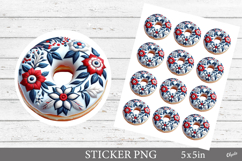 Independence Day Stickers,  Patriotic Stickers PNG Product Image 1