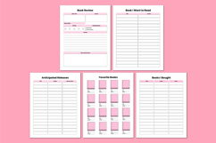 2026 Reading &amp; Book Tracker Canva templates Product Image 3