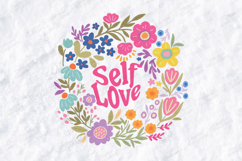 You Are Exactly Where You Need To Glow Floral Wreath Design Product Image 3