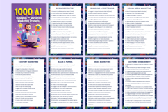 1000 AI Business &amp; Marketing Prompts Canva Template Product Image 3