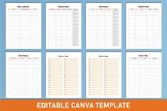 Editable 2024 Reading Planner Canva Interior Product Image 3