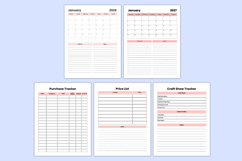 2026 -2027 Craft Business Planner Canva Templates Product Image 3