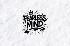 Fearless Mind Graphic Design for Motivational Apparel Product Image 3