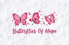 Butterflies Of Hope SVG - Breast Cancer Awareness Product Image 3