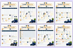 Exercise Progress Workbook | Printable Fitness Planner Product Image 3