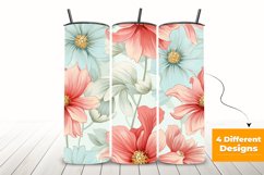 Pastel Flowers Seamless Pattern and Digital Paper Product Image 3