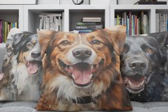 Water color Dog Digital Paper Product Image 3