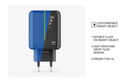 Glossy Charging Adapter Mockup Product Image 4