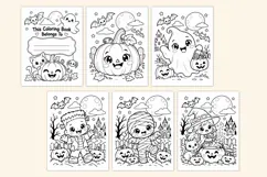 Cute Halloween Coloring Book for Kids Product Image 3
