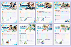 Athletic Training Workbook | Workout Planning, Strength Product Image 3