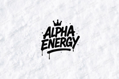 Alpha Energy Motivational Graphic Design for Apparel Product Image 3