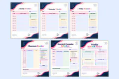 Classroom Schedule Planner Kdp interiors Product Image 3