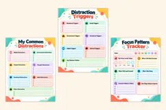 ADHD Distraction Tracker Kdp interiors Product Image 3