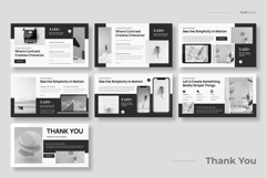 Black &amp; White Powerpoint Template Product Image 4