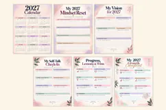 2027 Mindset & Growth Workbook Kdp interiors Product Image 3