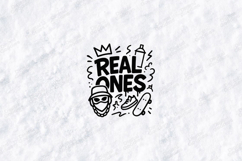 Real Ones SVG PNG JPG Urban Graffiti Crown Streetwear Art Product Image 3
