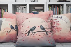 Pink Nature With Birds Digital Paper Product Image 3