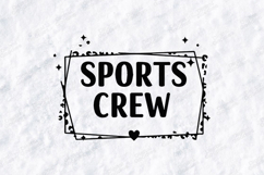 Sports Crew SVG - Athletic Team Spirit Cut File Product Image 3