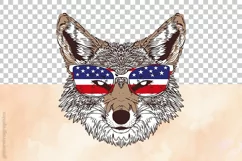 Coyote | Patriotic Clipart | 4th Of July Product Image 3