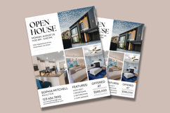 Open House Flyer Template, Editable Canva Real Estate Flyer Product Image 3