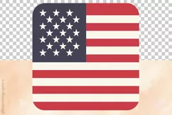USA Flag | Patriotic Clipart | 4th Of July Product Image 3