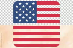 USA Flag | Patriotic Clipart | 4th Of July Product Image 3