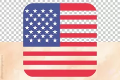 USA Flag | Patriotic Clipart | 4th Of July Product Image 6
