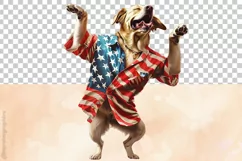 Labrador Retriever| Patriotic Clipart | 4th of July Product Image 3
