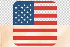 USA Flag | Patriotic Clipart | 4th Of July Product Image 6