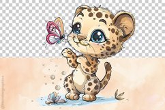 Baby Leopard Clipart Product Image 3