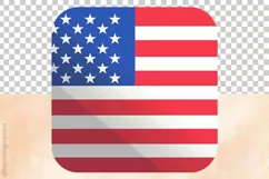 USA Flag | Patriotic Clipart | 4th Of July Product Image 4