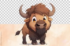 Bison Clipart 04 variations Product Image 4
