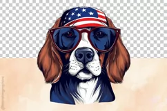 Beagle Dog | Patriotic Clipart | 4th of July Product Image 3