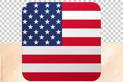 USA Flag | Patriotic Clipart | 4th Of July Product Image 5