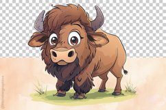 Bison Clipart 04 variations Product Image 5